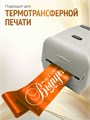 Сатиновая лента 100мм*200м для термотрансферной печати прочная, износостойкая, для наград, выпускных и маркировки. 206
