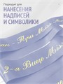 Сатиновая лента 100мм*200м для термотрансферной печати прочная, износостойкая, для наград, выпускных и маркировки. 251