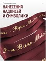 Сатиновая лента 100мм*200м для термотрансферной печати прочная, износостойкая, для наград, выпускных и маркировки. 217