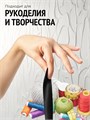 Лента сатиновая черный 80мм * 200м 012